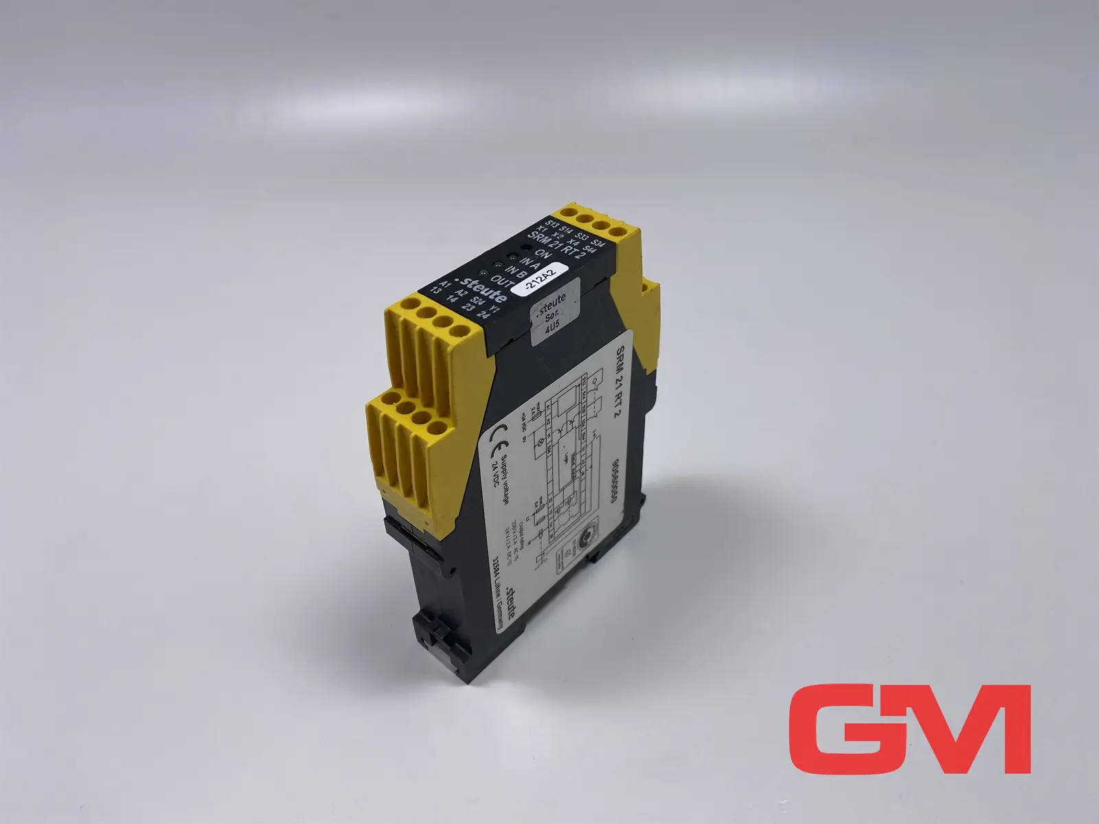 Produktfoto 1 von .steute Sicherheitsrelaisbaustein SRM 21 RT2 safety relay module 90560050 24VDC