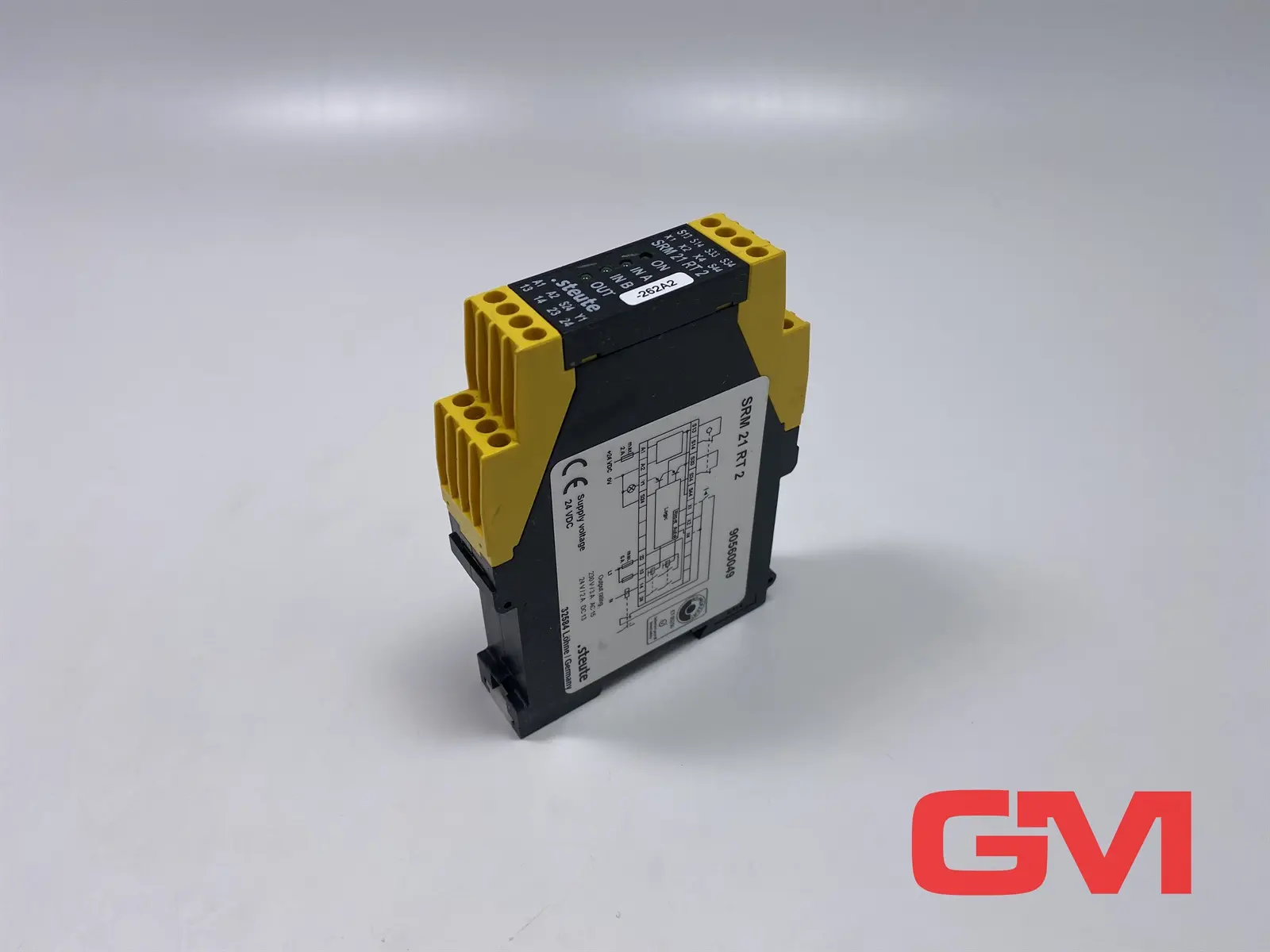 Produktfoto 1 von .steute Sicherheitsrelaisbaustein SRM 21 RT2 safety relay module 24VDC 90560049