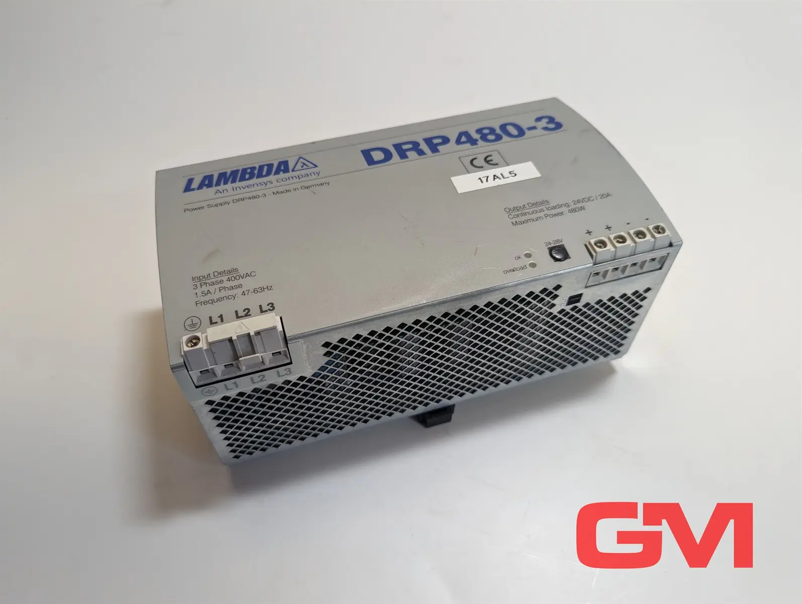 Produktfoto 1 von Lambda Netzteil DRP480-3 power supply E 135494 Stromversorgung 3 Phase 400VAC