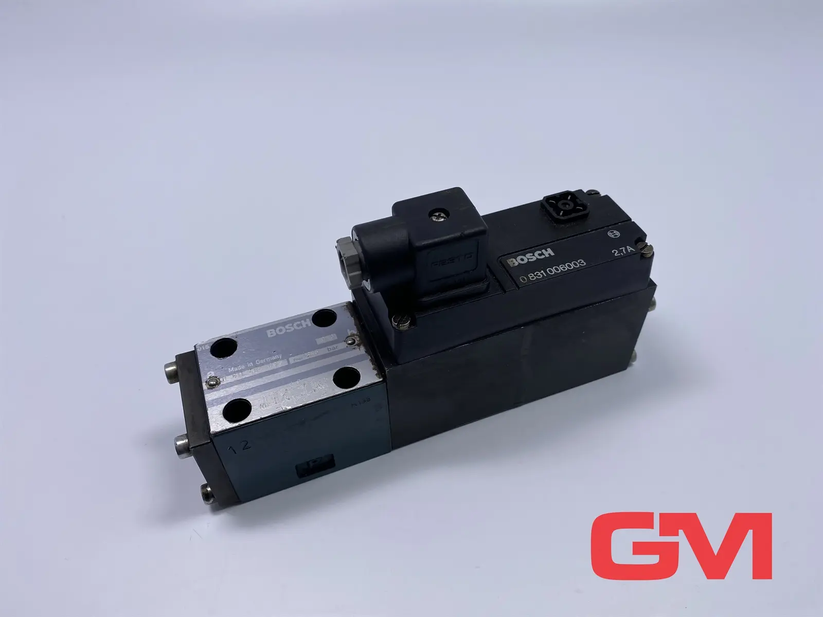 Produktfoto 1 von Bosch Regelventil 0831006003 control valve + 0811404034 pmax. 315bar Hydraulik