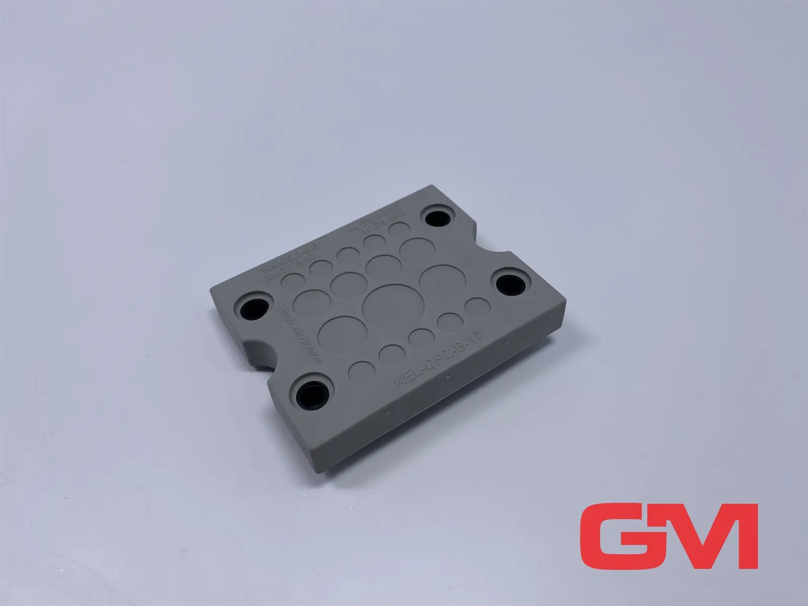 Produktfoto 1 von icotek Kabeldurchführungsplatte KEL-DPZ-B-17 cable entry plates 43796 IP66