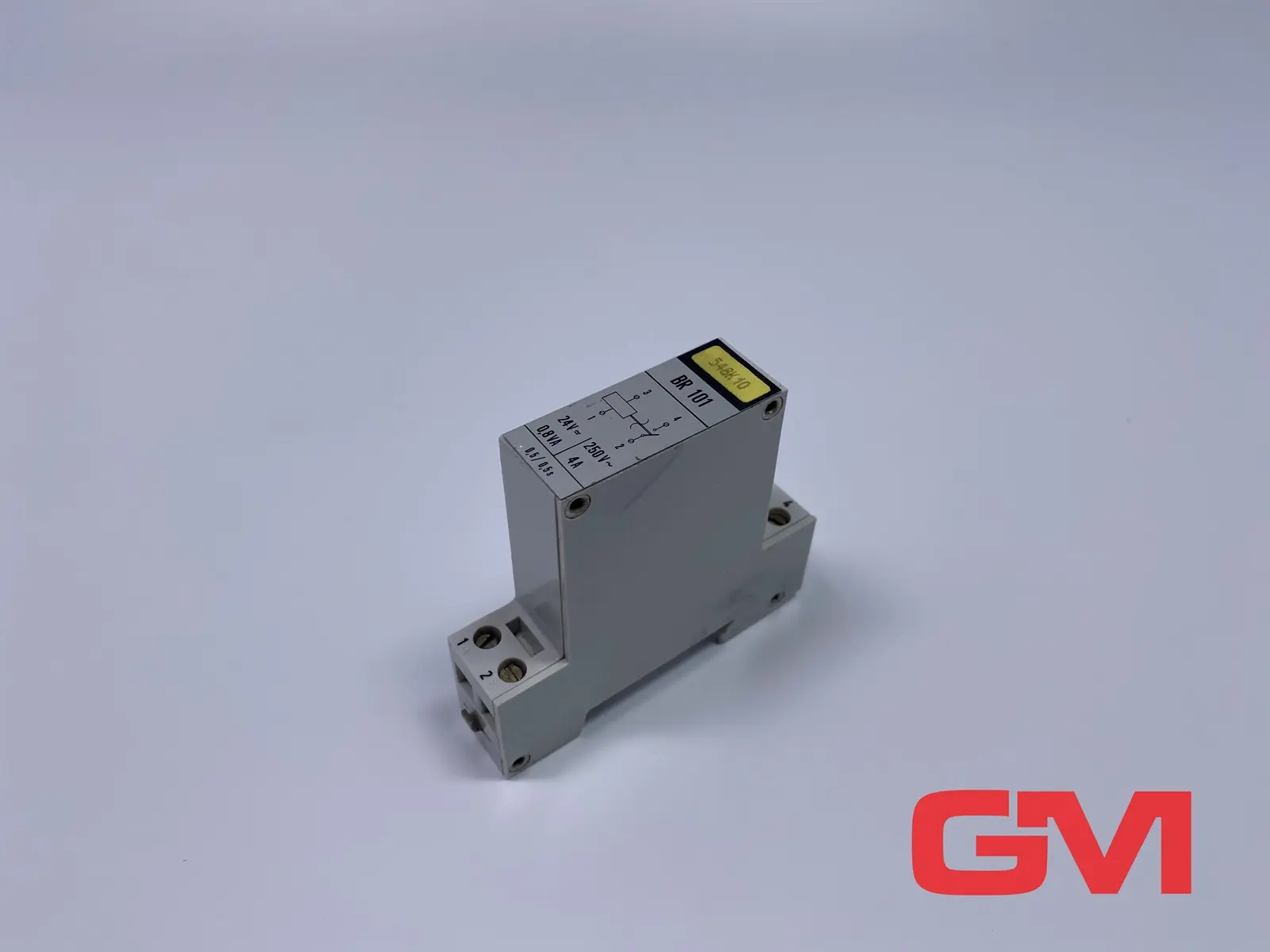 Produktfoto 1 von EAO Relais BR 101 relay 825.001.0002 24VDC/0,8VA 250VAC/4A 0,5/0,5 s Unit