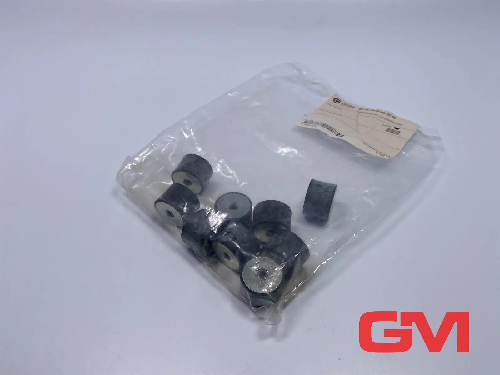 VE 9x Ganter Norm Gummipuffer GN351-30-20-M8-EE-55 rubber buffers Stahl verzinkt