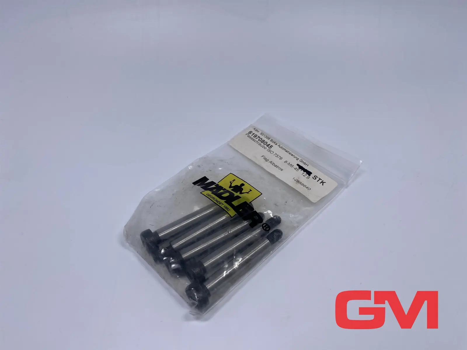 Produktfoto 1 von VPE 5x Mädler Passschraube 619708045 shoulder screw ähnlich ISO 7379 8-M6-45