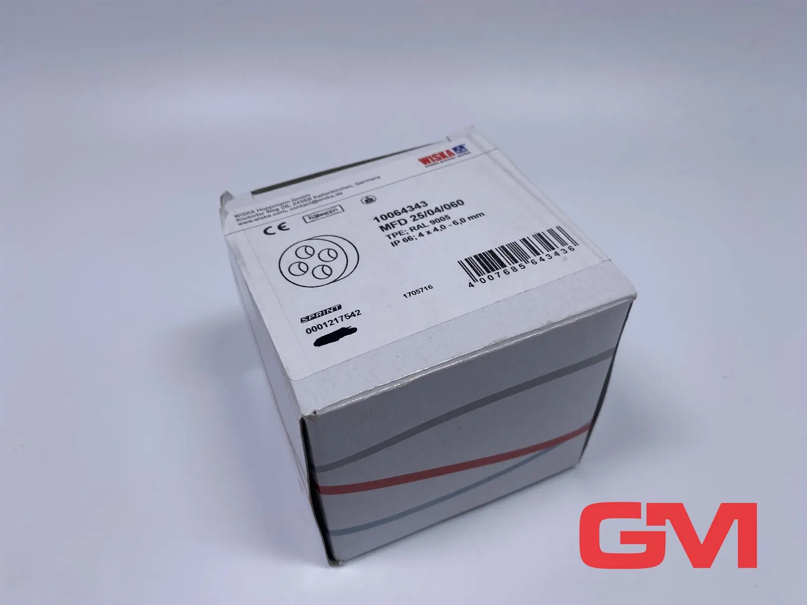 Produktfoto 1 von VE 15x Wiska Mehrfachdichteinsatz 10064343 multiple sealing insert  MFD25/04/060