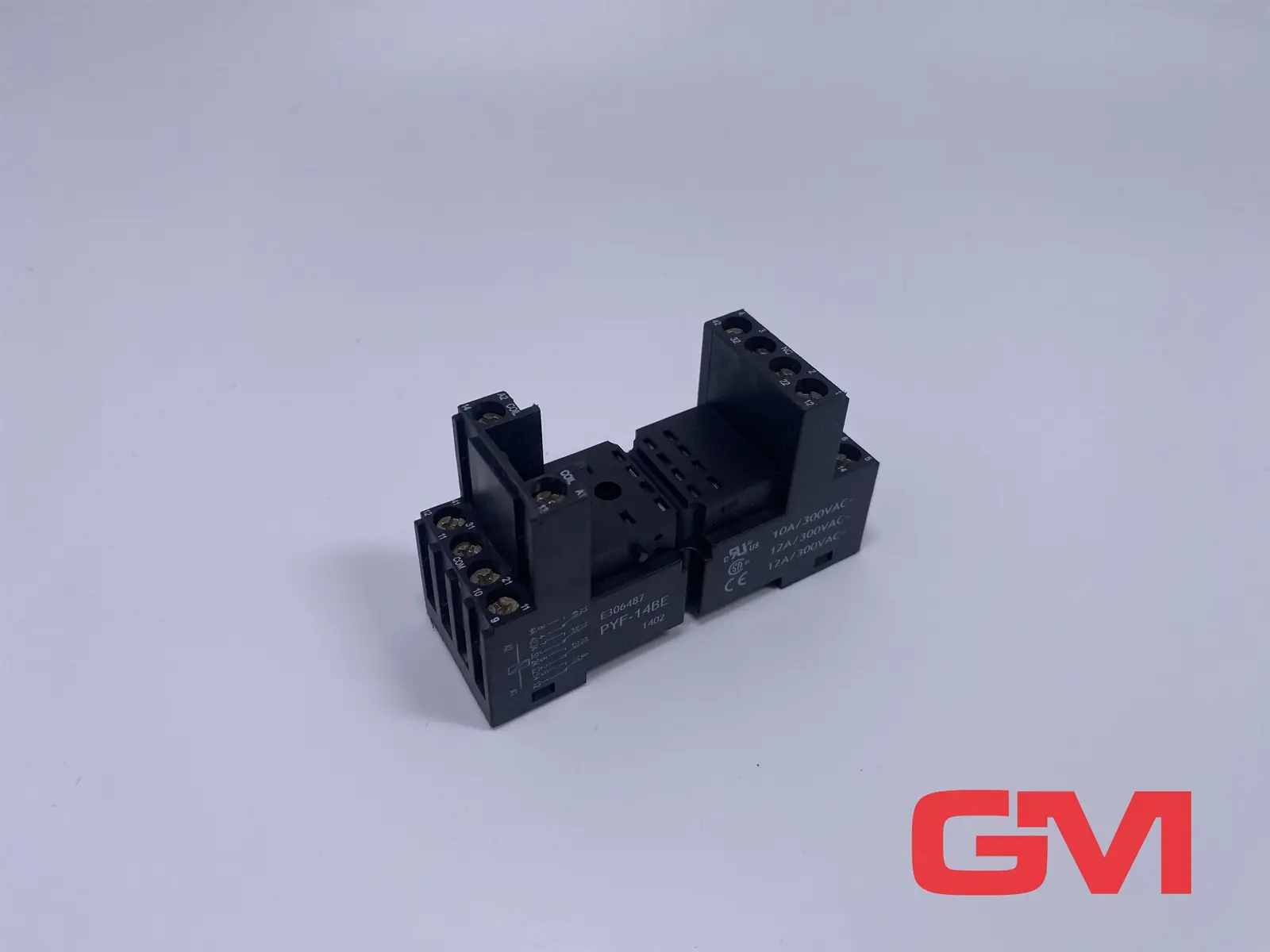 Produktfoto 1 von Tele-Haase Relaissockel PYF-14BE relay socket E306487 10-12 A 300 V AC schwarz