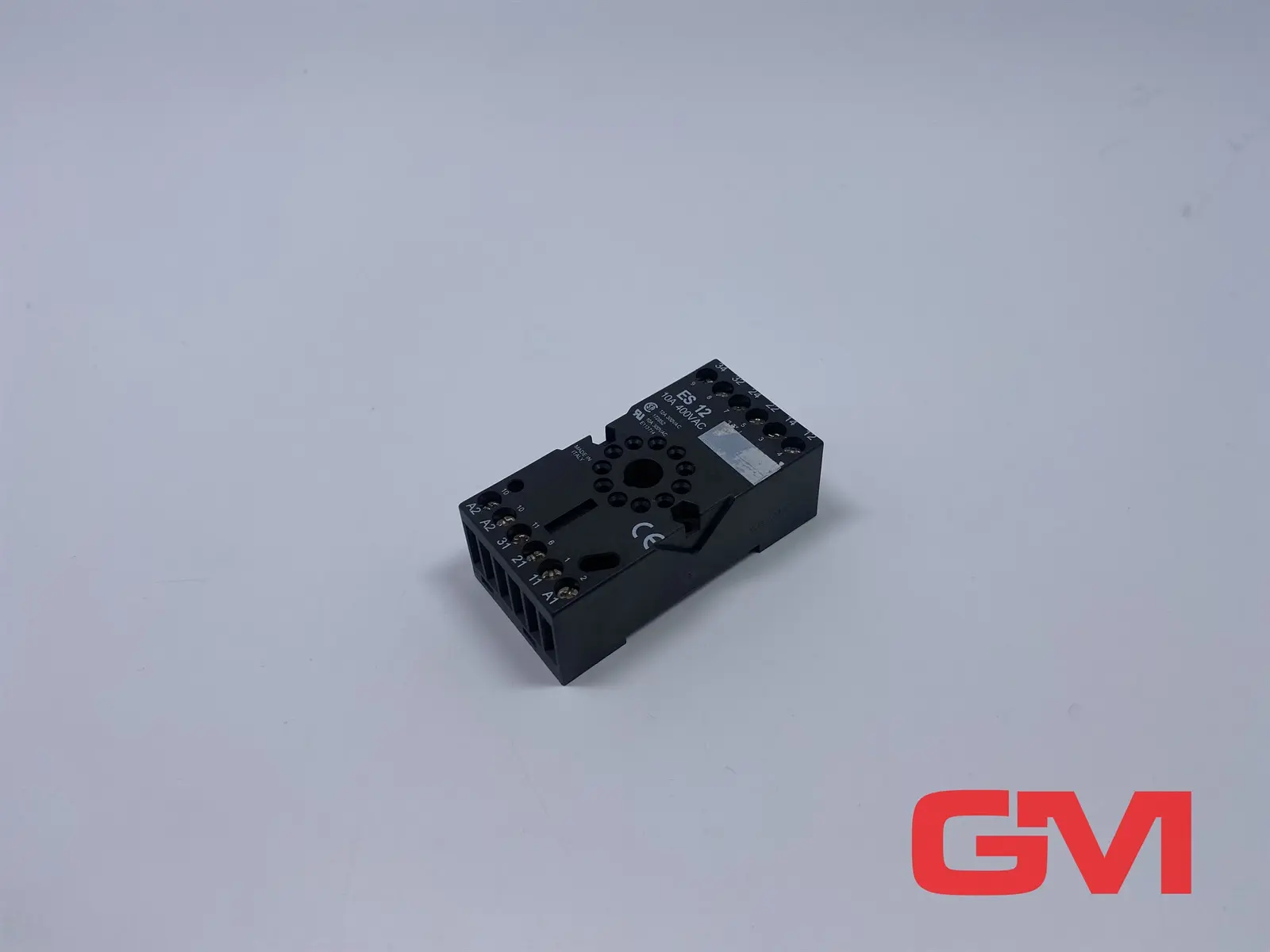 Produktfoto 1 von Relpol Sockelfassung 5209 socket ES12 10 A 400V AC Relaisfassung Sockel schwarz