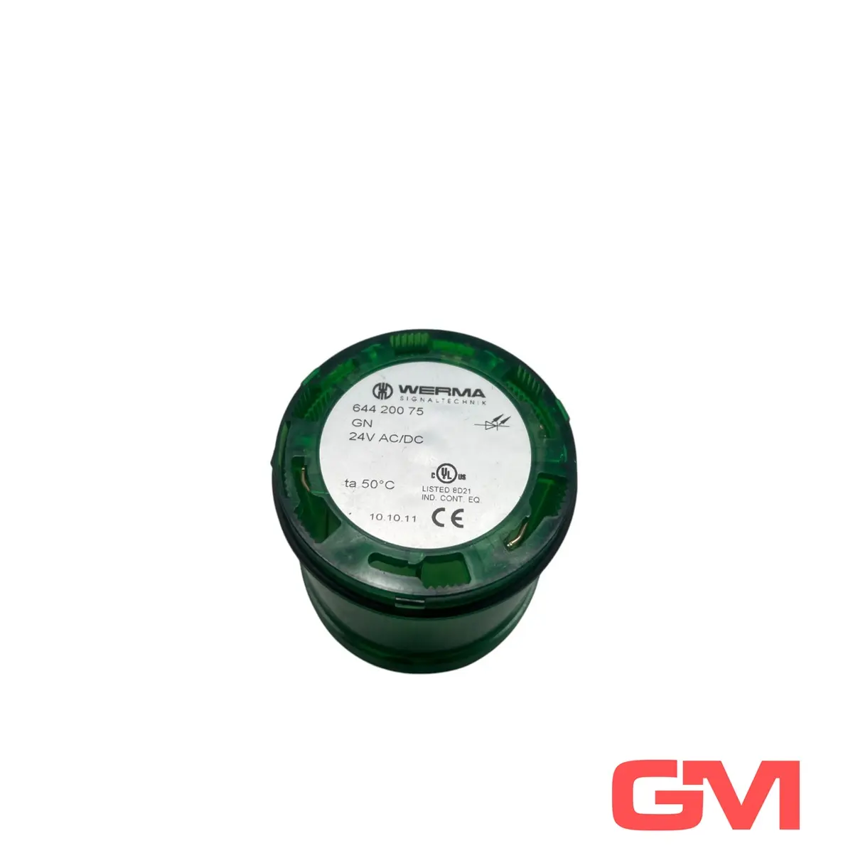 Produktfoto 1 von Werma LED-Dauerlichtelement 64420075 permanent light element grün 24 V AC/DC
