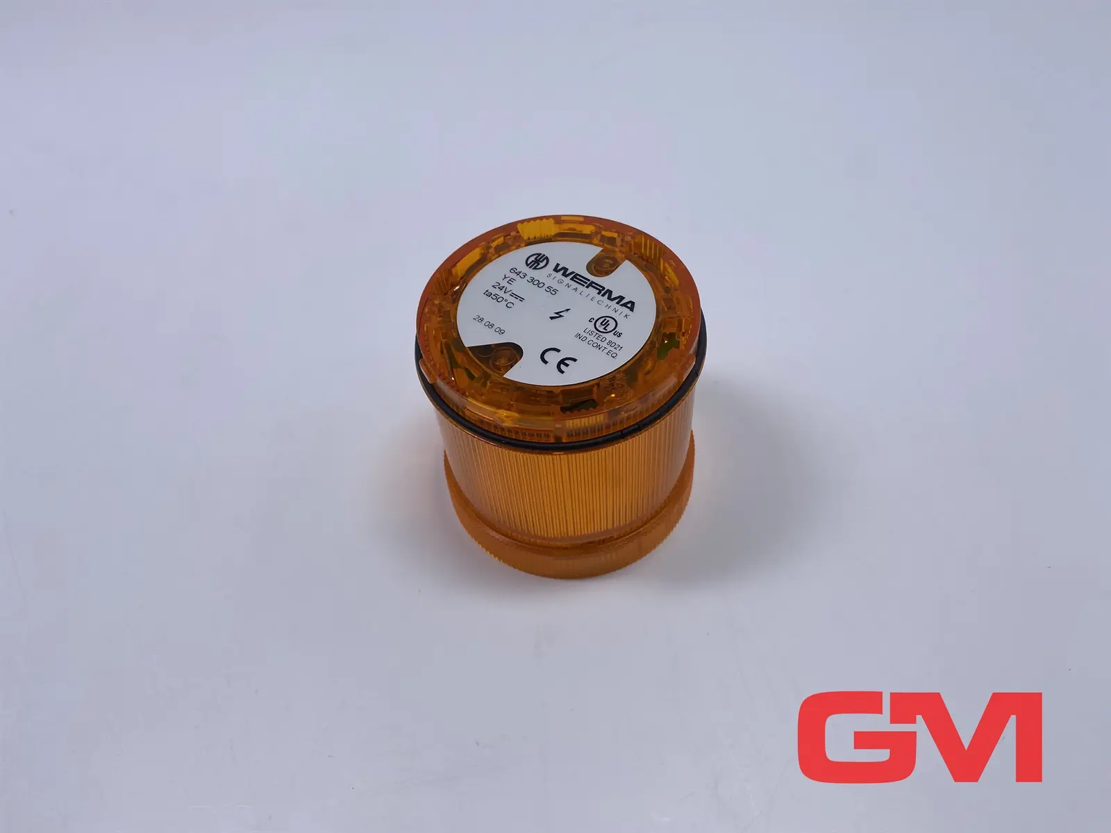 Produktfoto 1 von Werma Blitzlichtelement 24VDC YE 64330055 flashing light element 643.300.55