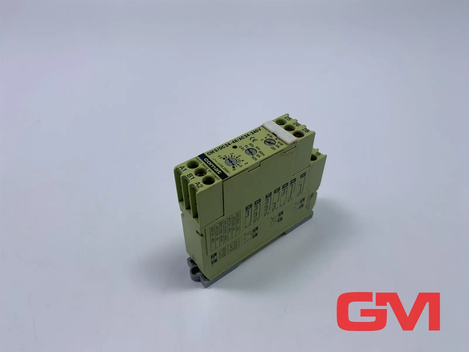 Produktfoto 1 von Comat Zeitrelais CM3/DC24-48/AC24-240V time delay relay 5A 250V 0,6s-60h