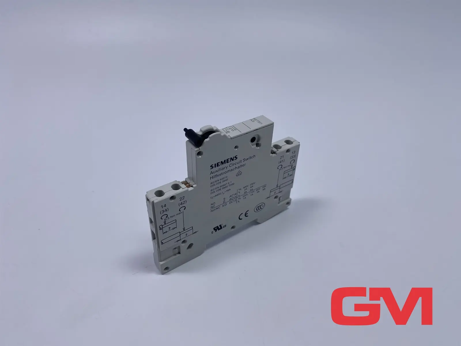 Produktfoto 1 von Siemens Hilfsstromschalter 5ST3010 auxiliary circuit switch 1NO+1NC 5ST301.AS