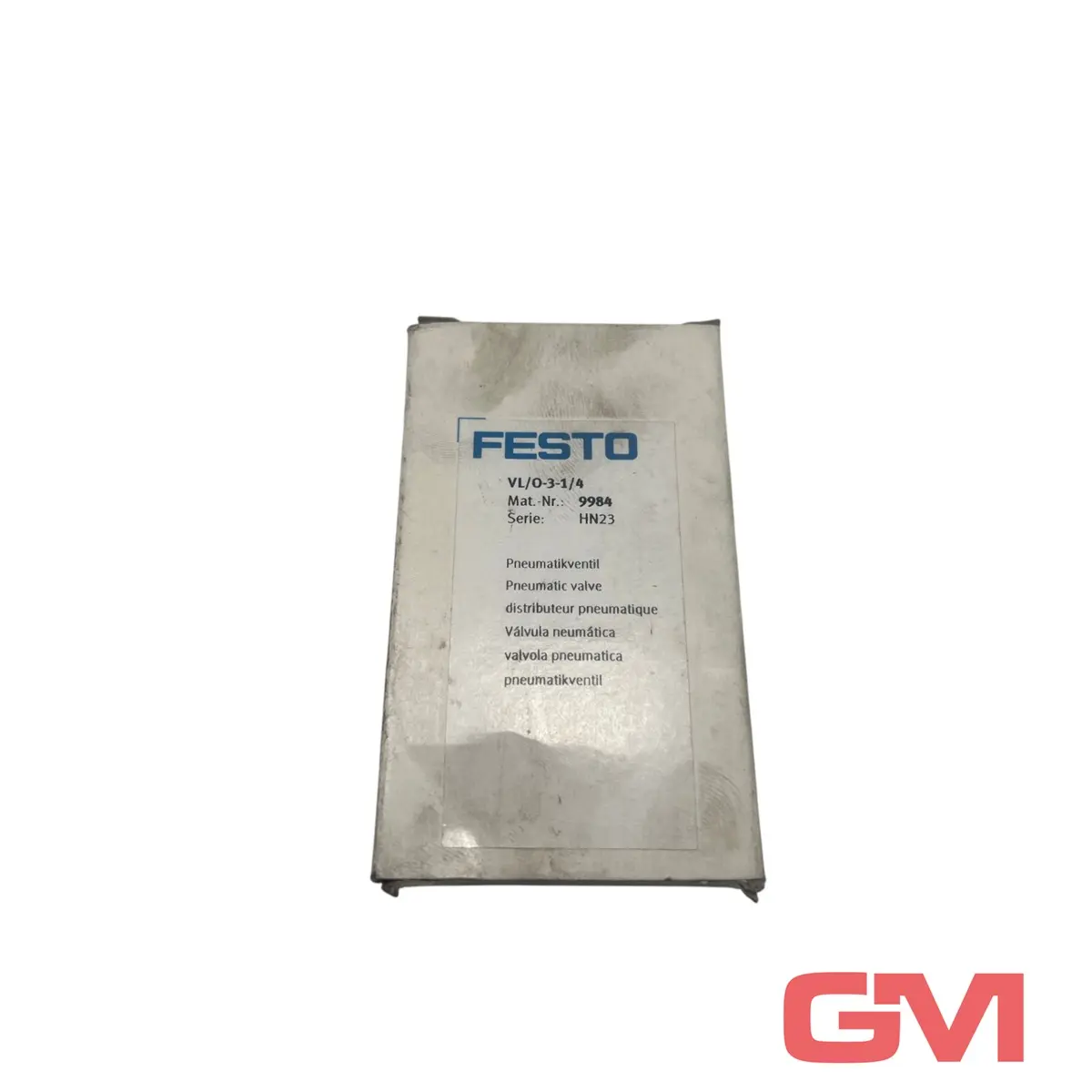 Produktfoto 1 von Festo Pneumatikventil 9984 pneumatic valve VL/O-3-1/4 Serie X602 G1/4 30,5 mm