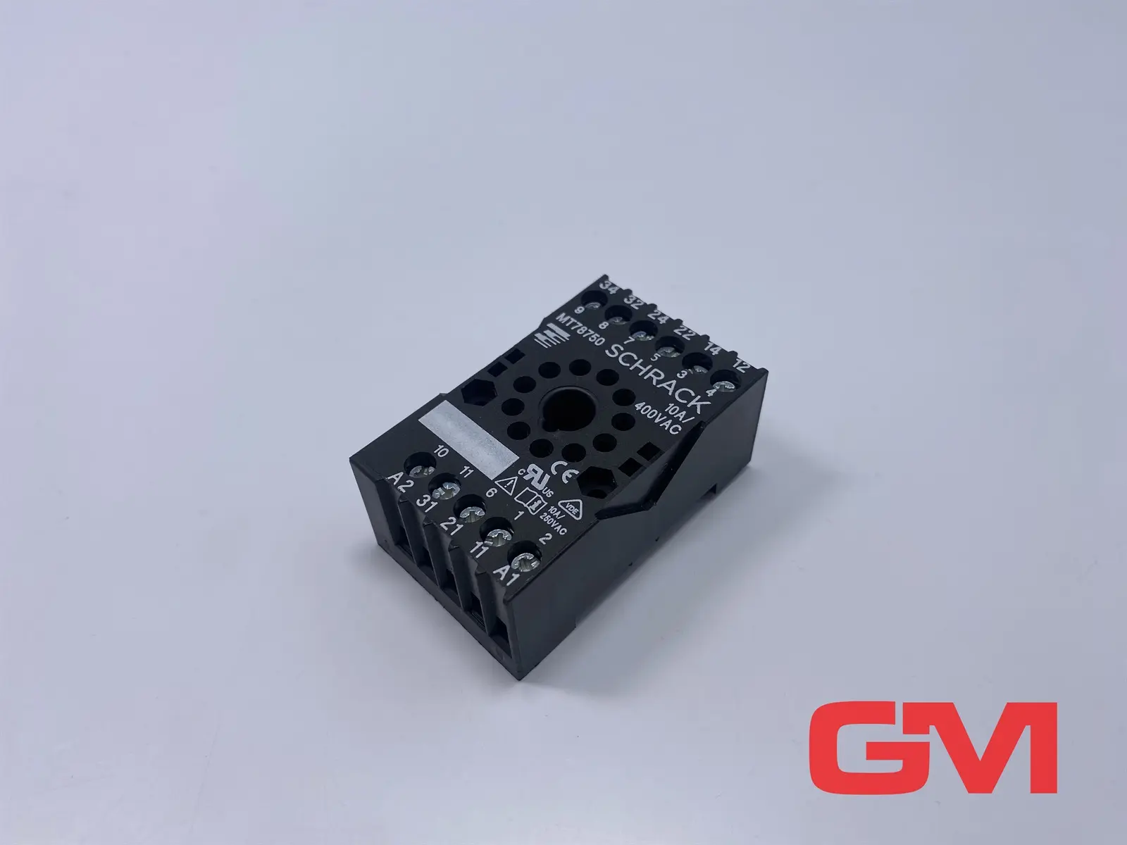 Produktfoto 1 von Schrack Miniatur-Relais MT78750 miniature relay 10 A 400 V AC schwarz 11-polig