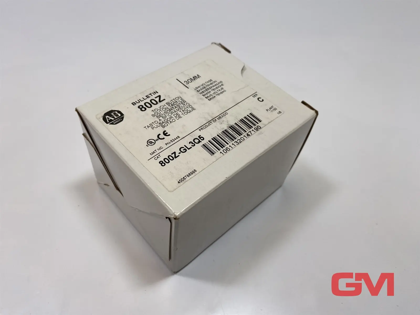 Produktfoto 1 von Allen-Bradley Bedientaster 800Z-GL3Q5 Sensortaster Touch Button 800Z-GL3 FW 1.23