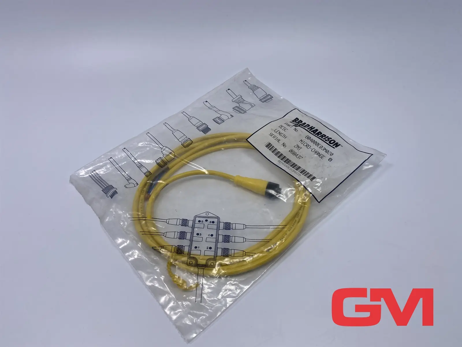Produktfoto 1 von Brad Harrison Sensorkabel 804000E03M020 micro change sensor cable Länge 2 m
