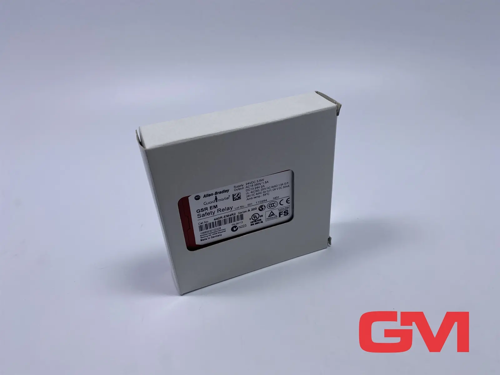 Produktfoto 1 von Allen-Bradley Sicherheitsrelais 440R-EM4R2 safety relay Ser. A200 24 VDC PN94113
