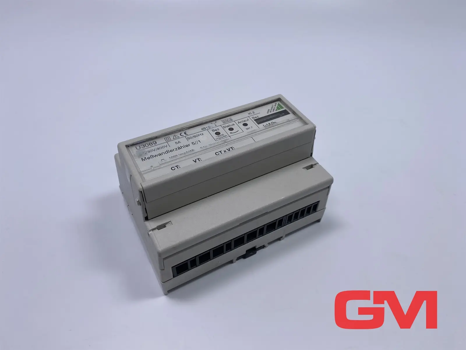 Produktfoto 1 von Gossen Metrawatt Meßwandlerzähler U3089 transform counter 230V/400V 5A Kl. 2