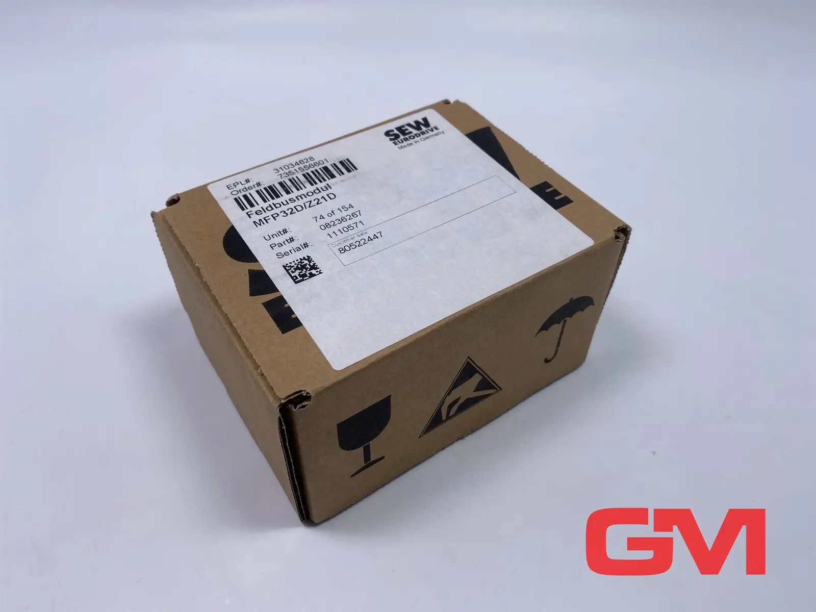 Produktfoto 1 von SEW Eurodrive Feldbusmodul MFP32D/Z21D fieldbus module 08236267 MFP Profibus DP