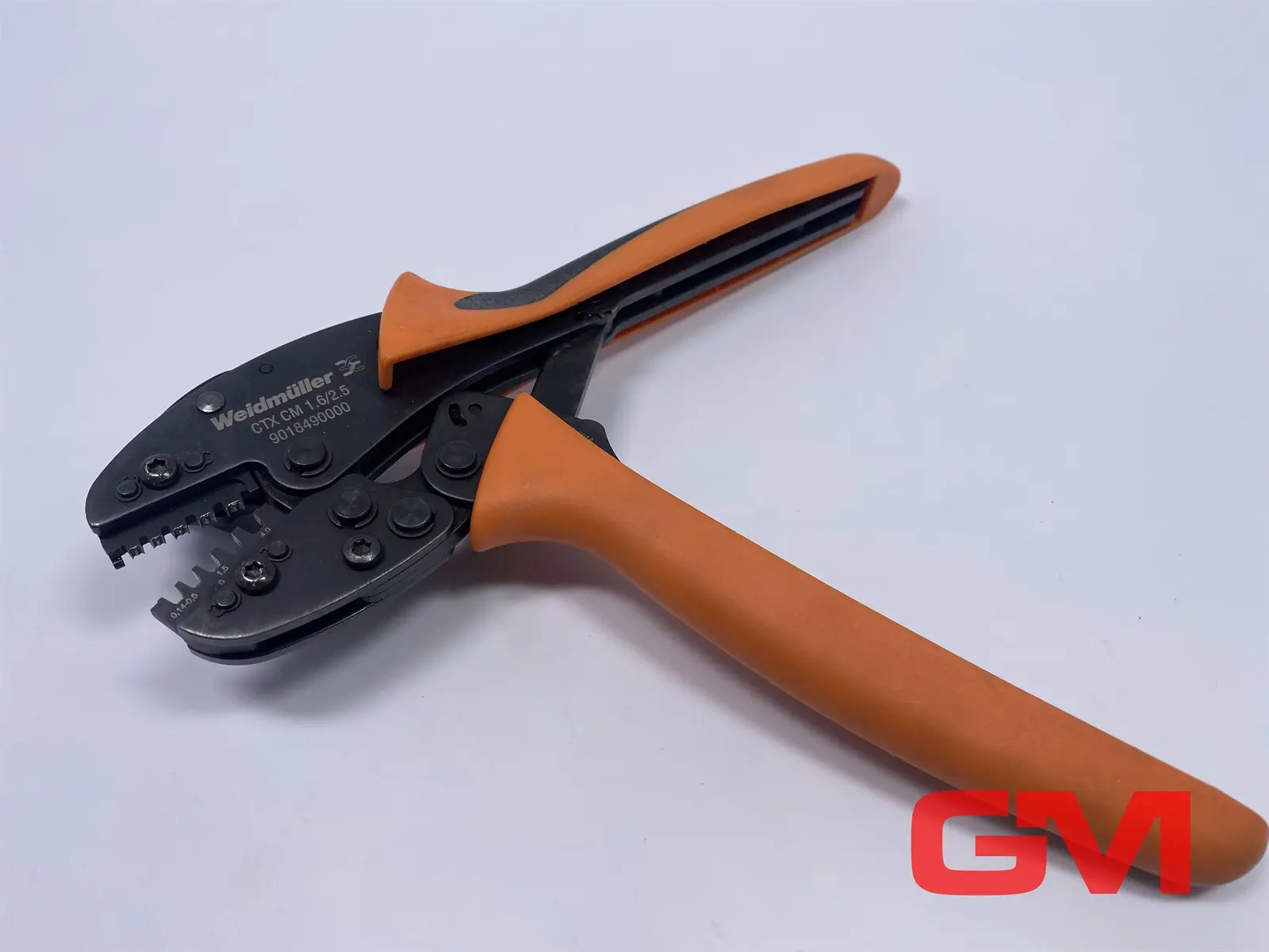 Produktfoto 1 von Weidmüller Crimpzange	9012500000 crimping tool PZ 4 orange 0.5 qmm 4 qmm 901250
