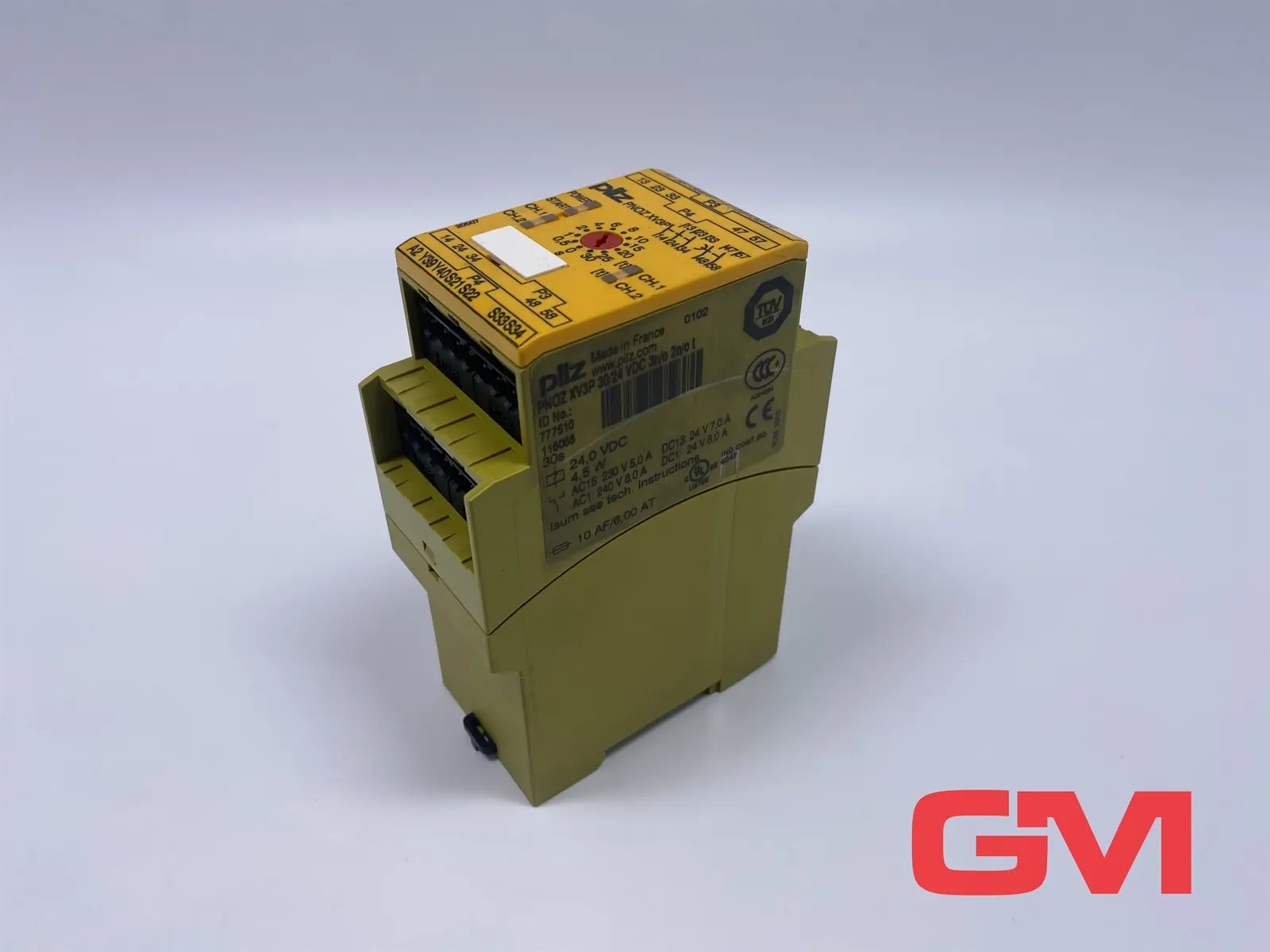 Produktfoto 1 von Pilz Sicherheitsschaltgerät 777510 safety relay PNOZ XV3P 30/24 VDC 3n/o 2n/o t