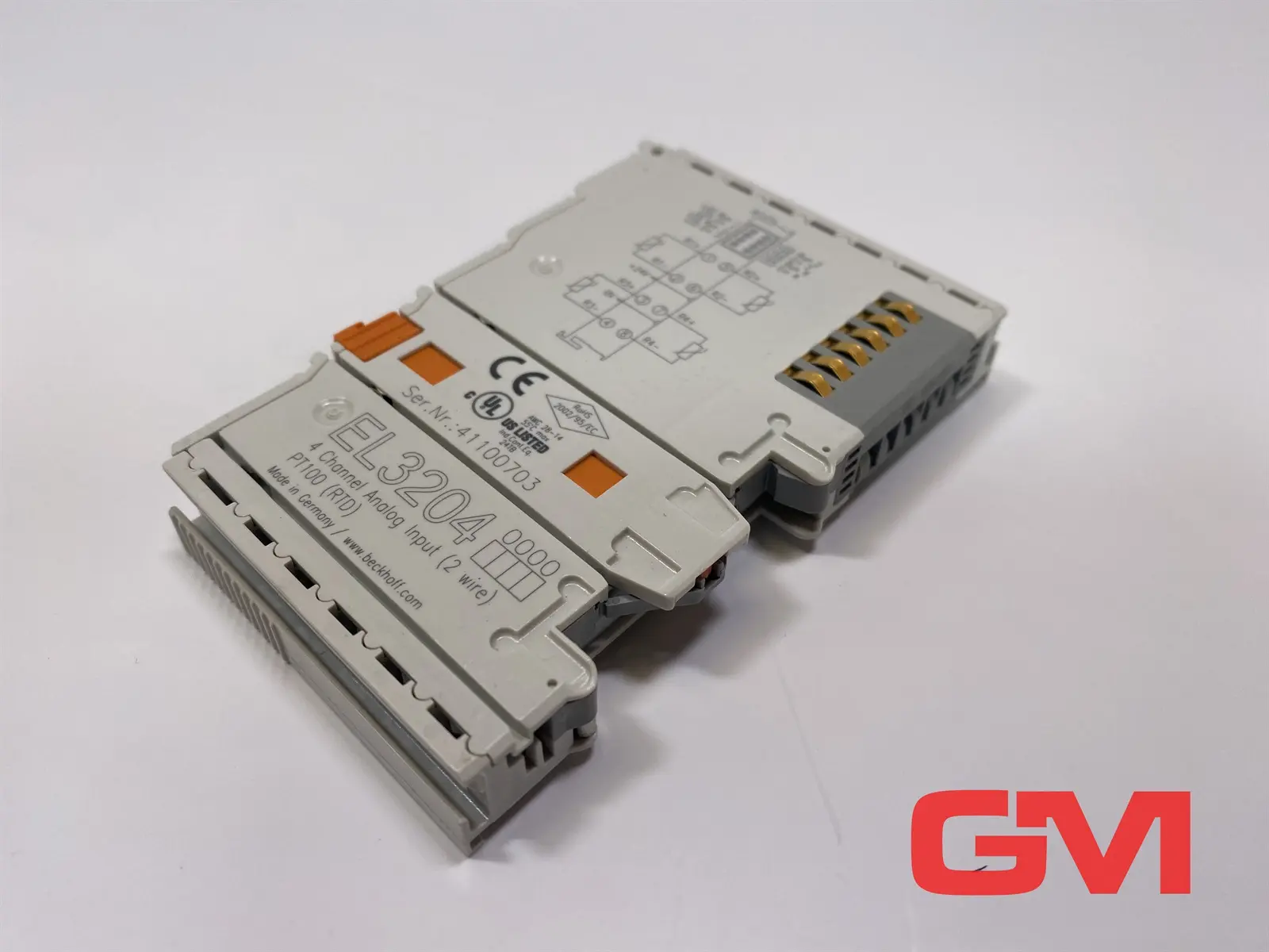 Produktfoto 1 von Beckhoff 4-Kanal-Analog-Eingang EL3204 analog input module EtherCAT-Klemme