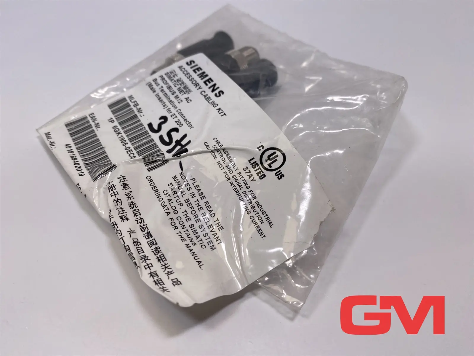 Produktfoto 1 von VE 3x Siemens M12 Abschluss-Stecker 6GK1905-0EC00 bus termination connector