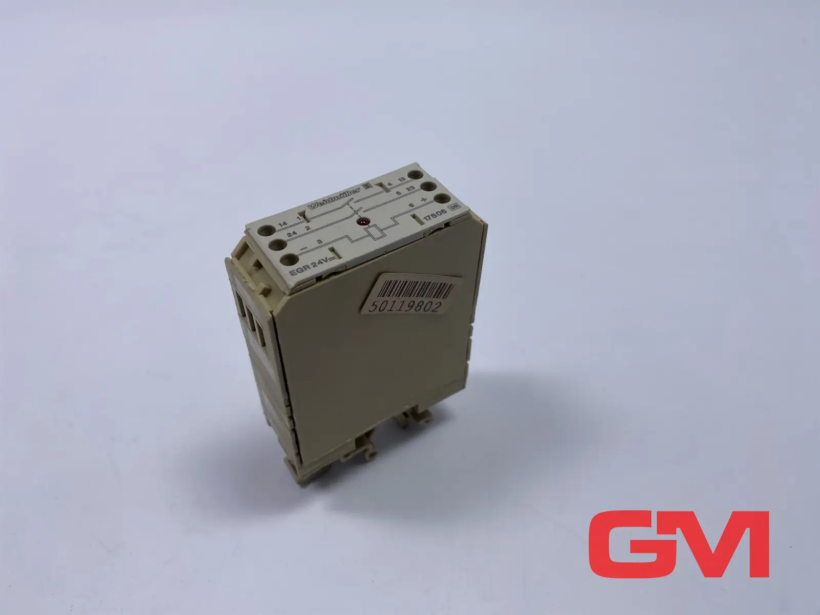 Weidmüller Relaiskoppler 17806 relay coupler EGR 24V Halbleiterrelais