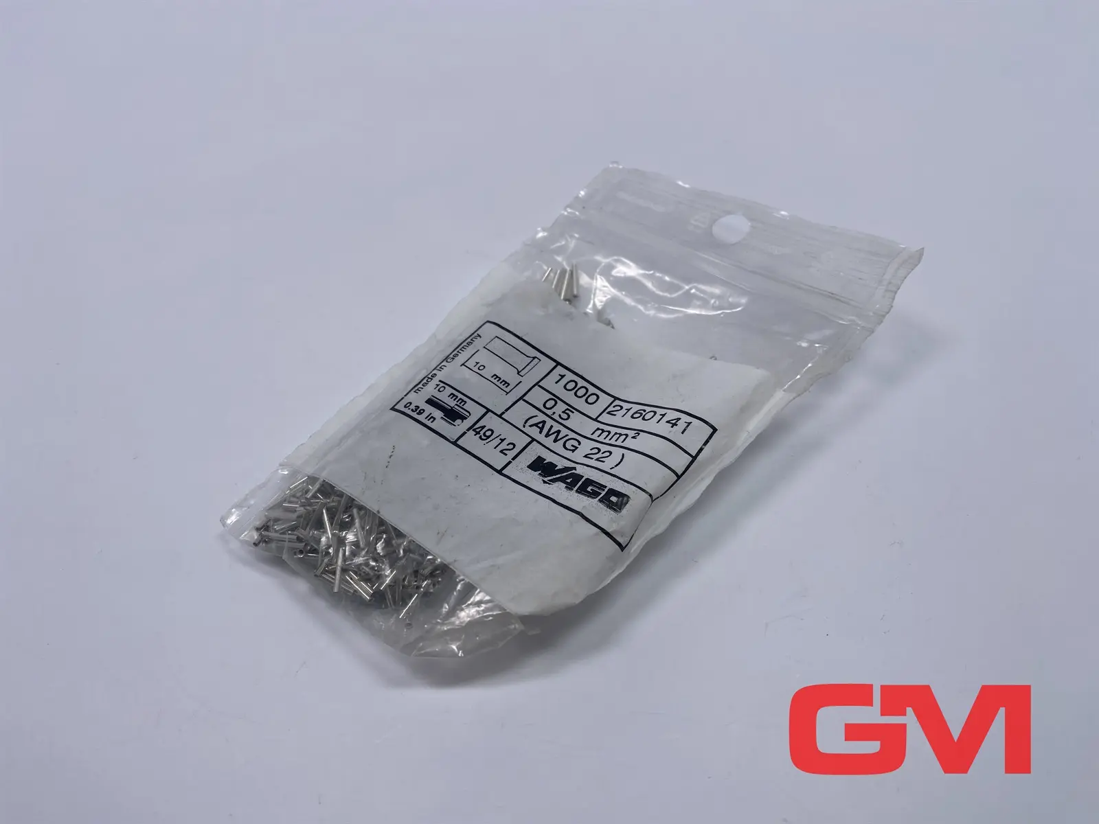 Produktfoto 1 von VPE 1000x Wago Aderendhülsen 2160141 wire-end ferrule 216-141 0,5 qmm AWG 22