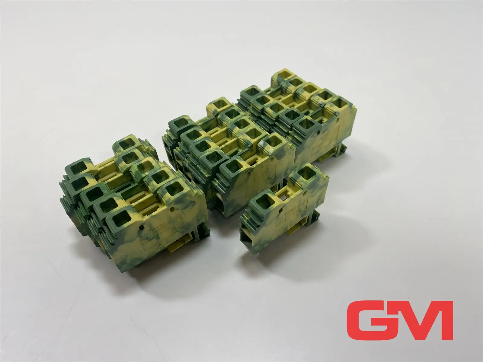 Produktfoto 1 von VE 23x Wago Schutzleiterklemme 283-107 ground terminal block 16mm² grün-gelb