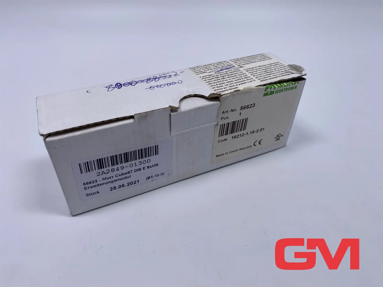 Produktfoto 1 von Murrelektronik Erweiterungsmodul Cube67 E/A extension module 56623 DI8 PNP (E)