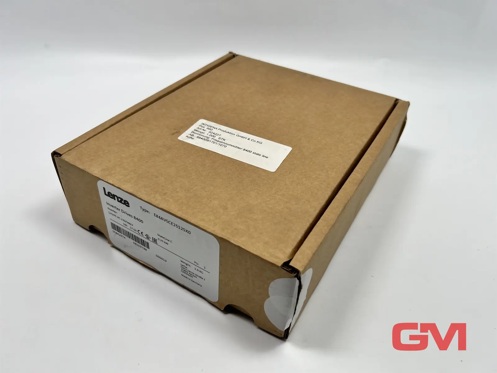 Produktfoto 1 von Lenze Frequenzumrichter E84AVSCE2512SX0 Inverter Drives 8400 SW: 17.00 0,25 kW