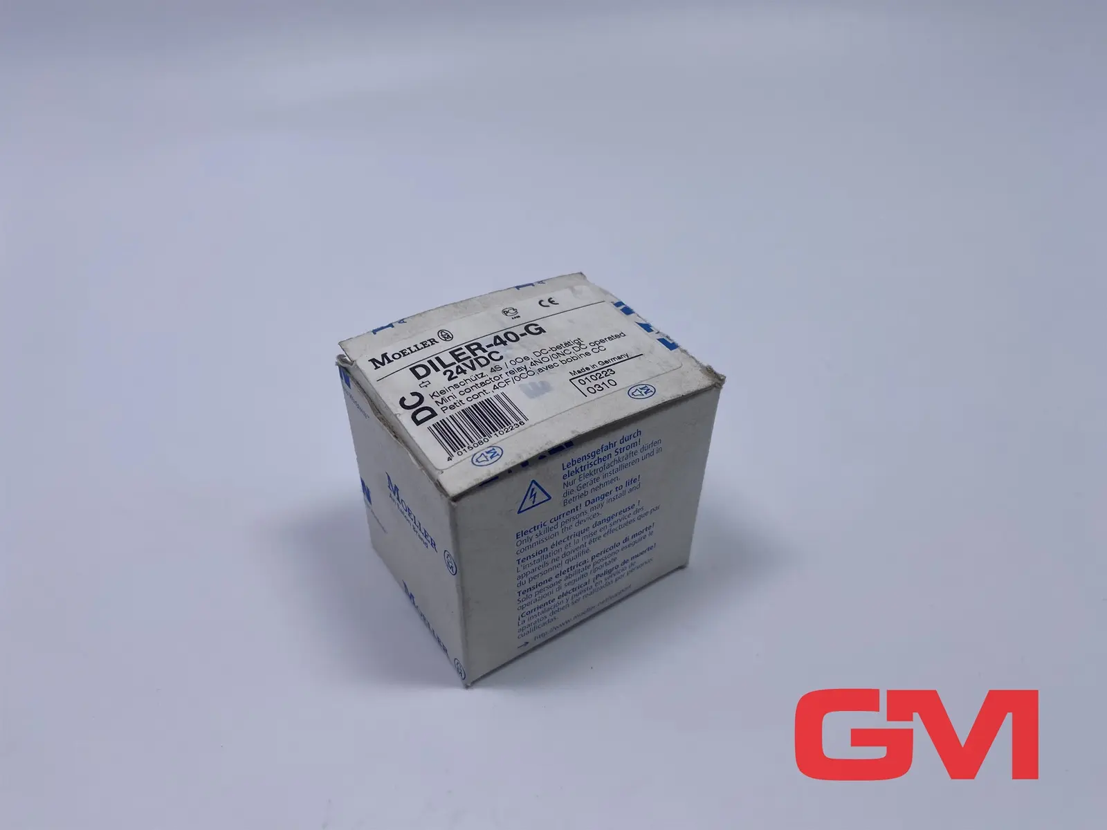 Produktfoto 1 von Moeller Hilfsschütz DILER-40-G mini contactor relay 24VDC Kleinschütz 010223