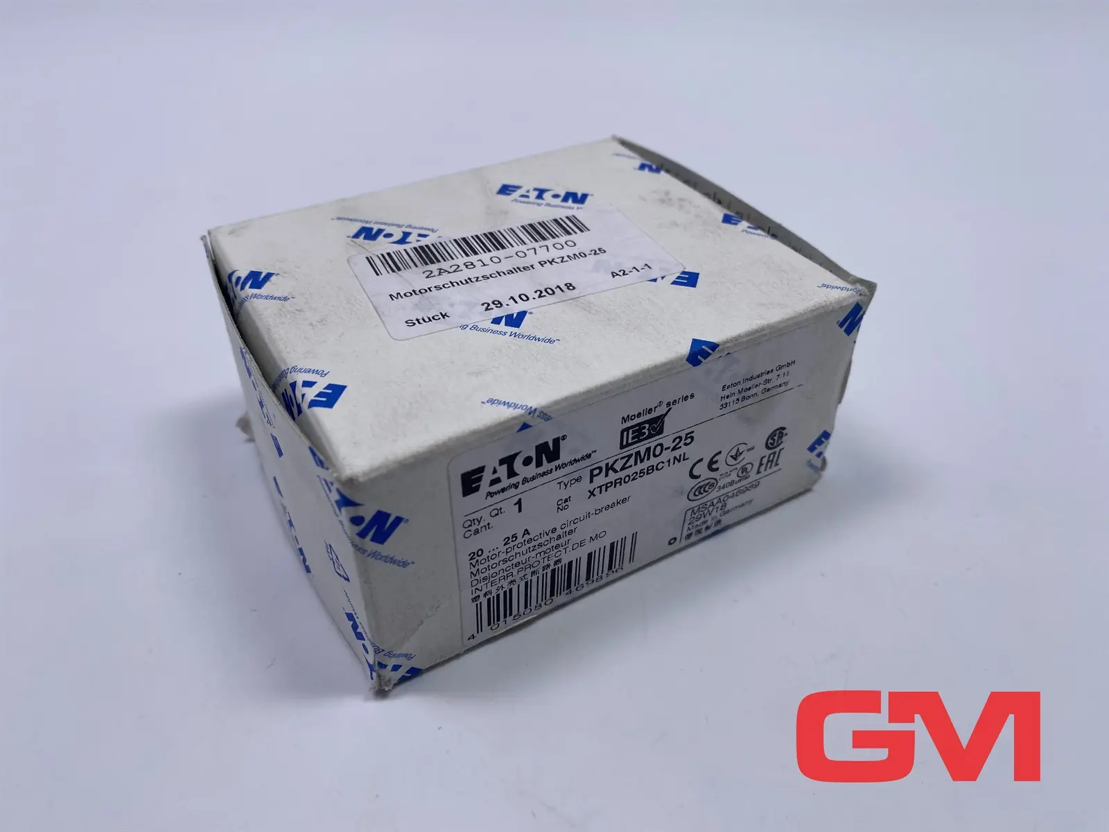Produktfoto 1 von Moeller Motorschutzschalter 046989 motor protective circuit breaker PKZM0-25 25A