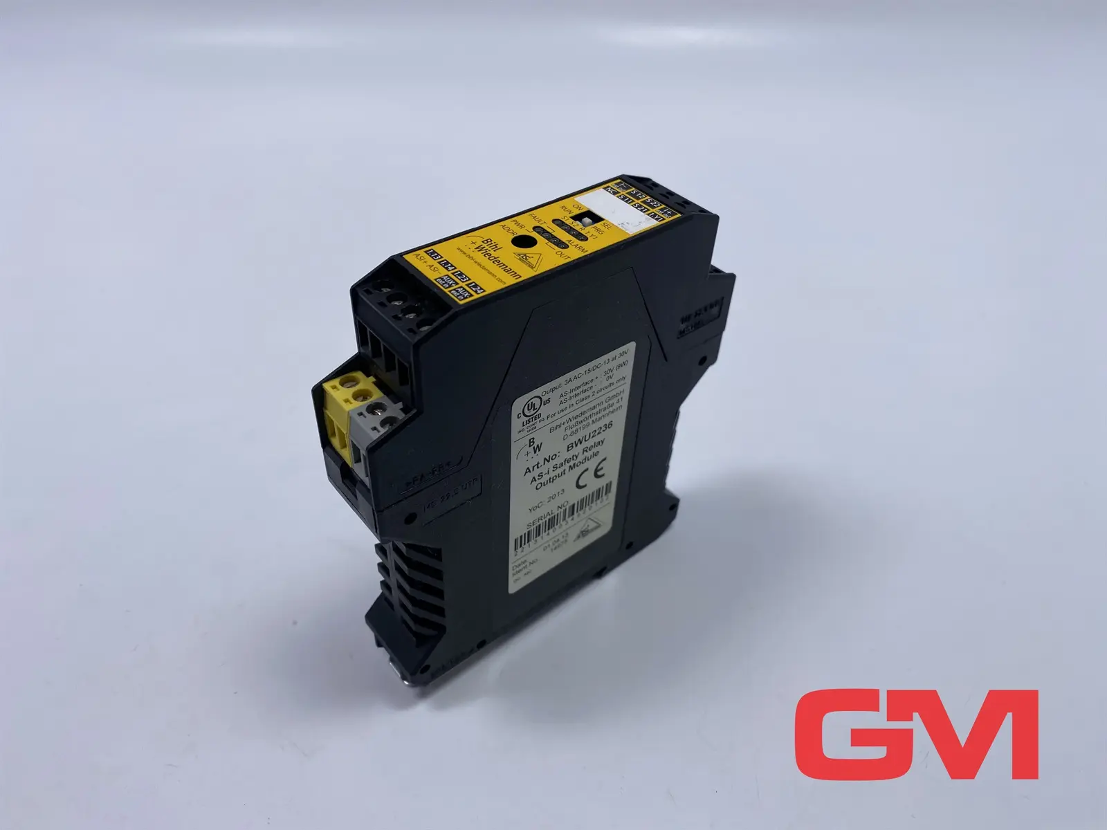 Produktfoto 1 von Bihl+Wiedemann Relaisausgangsmodul BWU2236 AS-i Safety relay output module