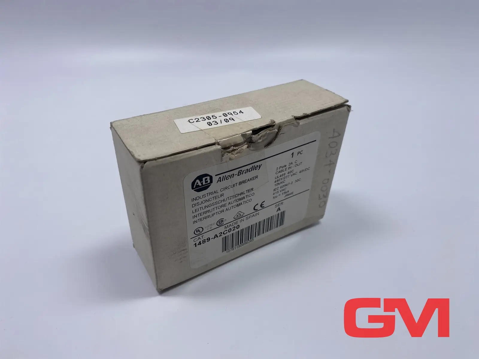 Produktfoto 1 von Allen-Bradley Leitungsschutzschalter 1489-A2C020 circuit breaker Serie A 2A 2P