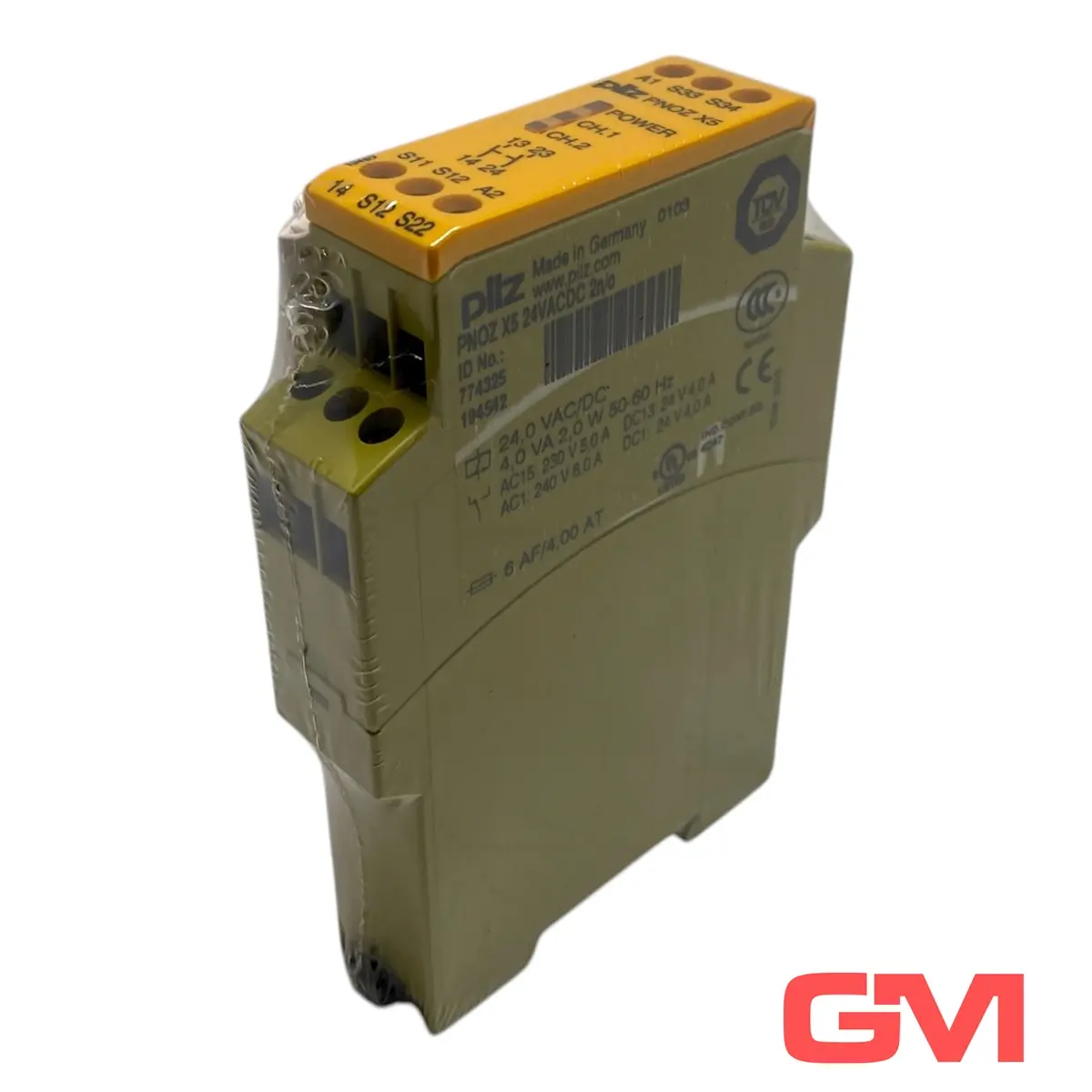 Produktfoto 1 von Pilz Sicherheitsrelais 774325 Safety Relay PNOZ X5 24VACDC 2n/o PNOZ Relais
