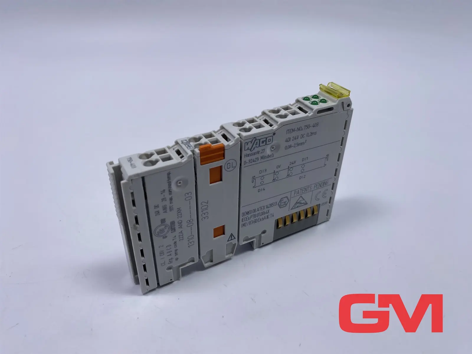 Produktfoto 1 von Wago 4-Kanal-Digitaleingang 750-403 digital input module DC 24 V 0,2 ms 750/753