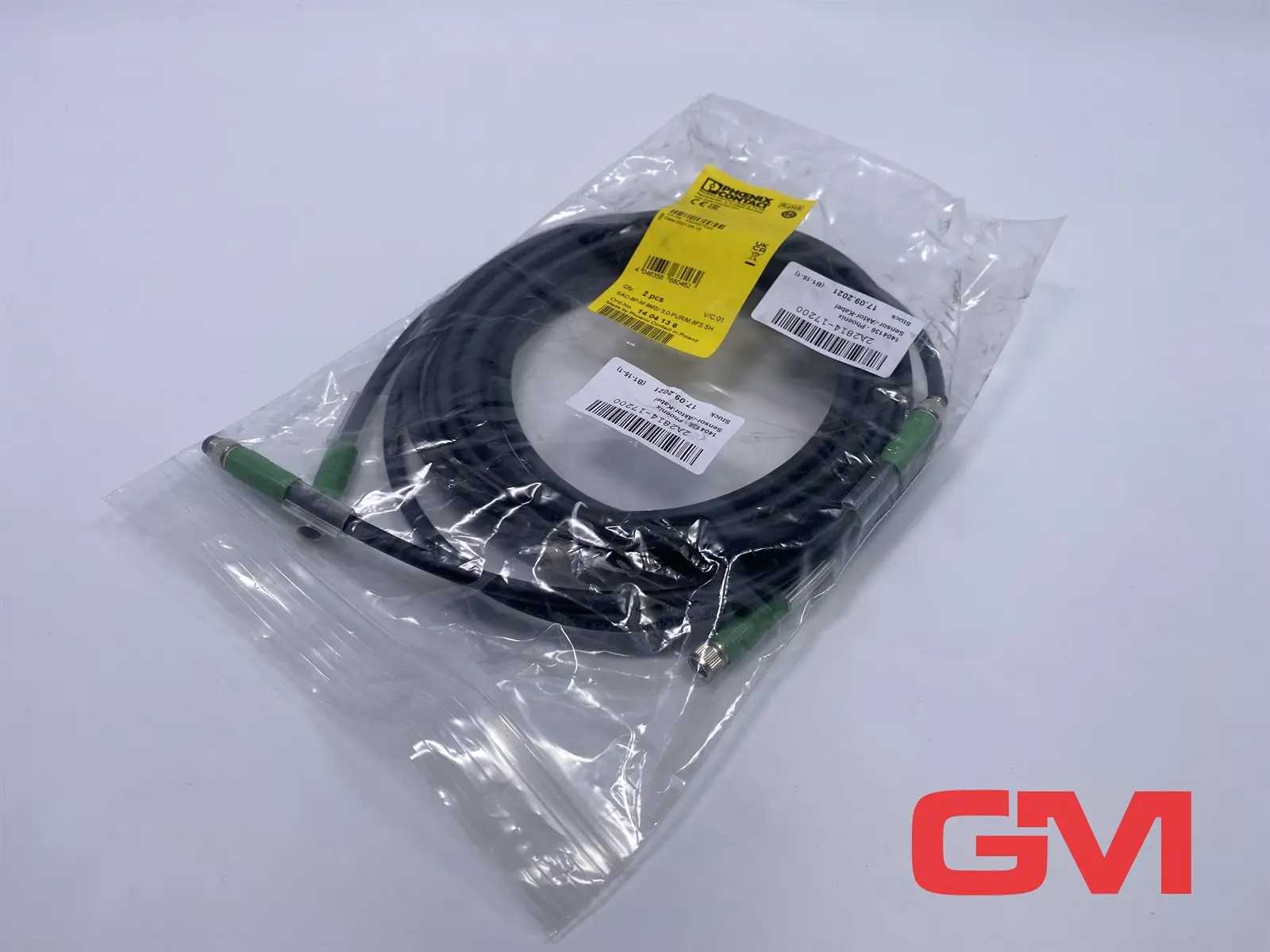 Produktfoto 1 von VE 2x Phoenix Verbindungskabel SAC-8P-M 8MS/ 3,0-PUR/M 8FS SH cable 1404136