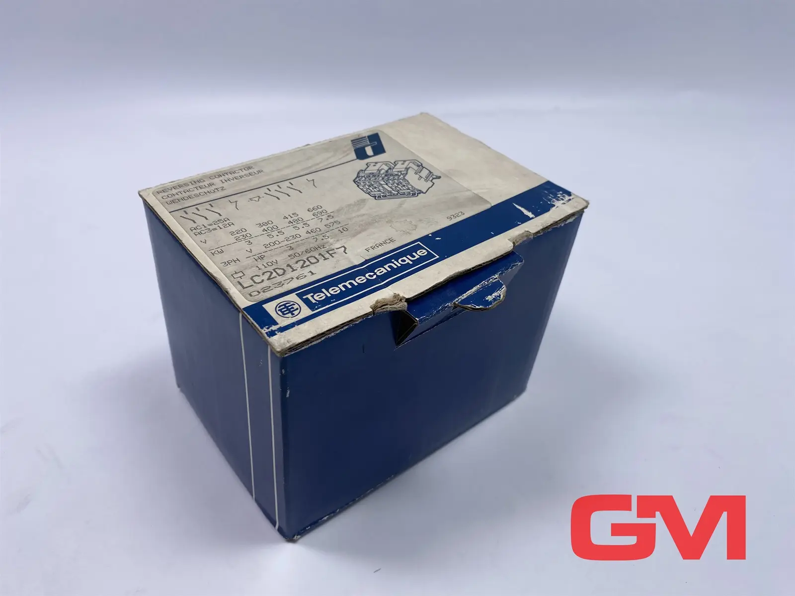 Telemecanique Wendeschütz LC2D1201F7 reversing contactor 110VAC 3-polig 12A AC-3