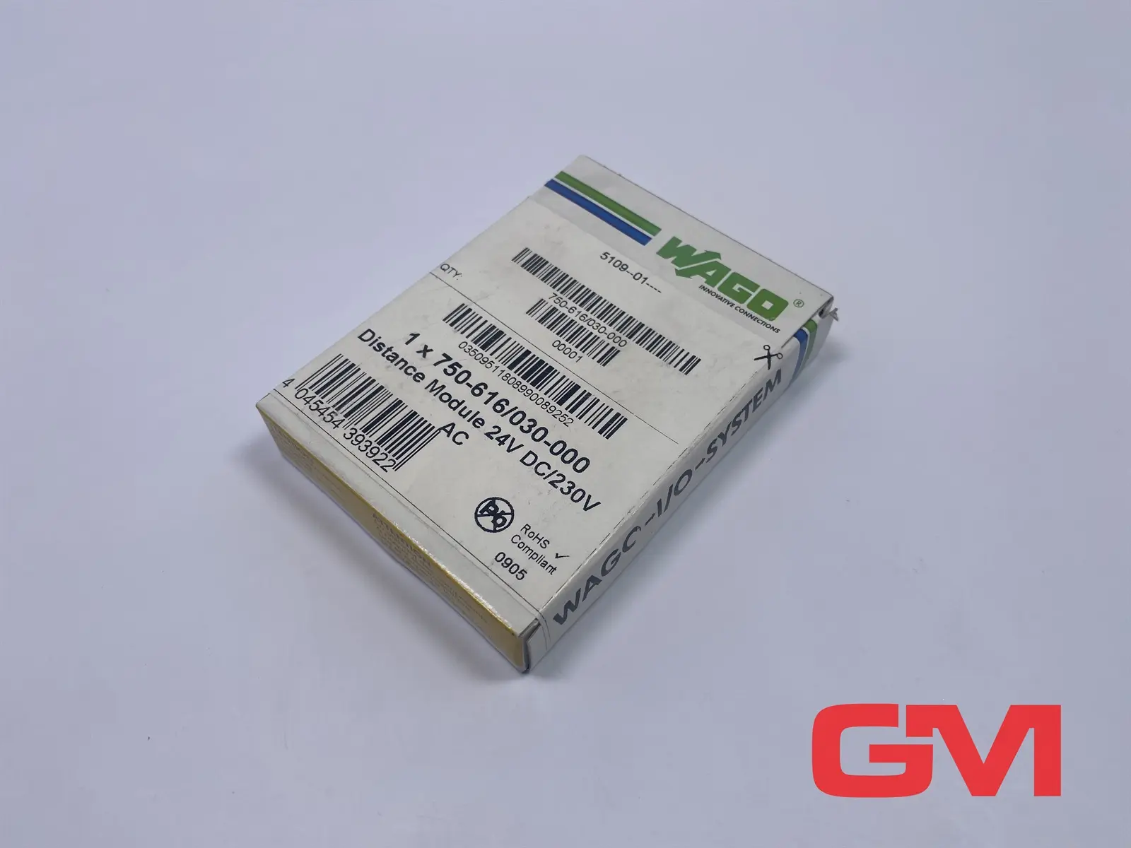 Produktfoto 1 von Wago Distanzklemme 750-616/030-000 Distance Module Distanzmodul 24V DC 230V AC