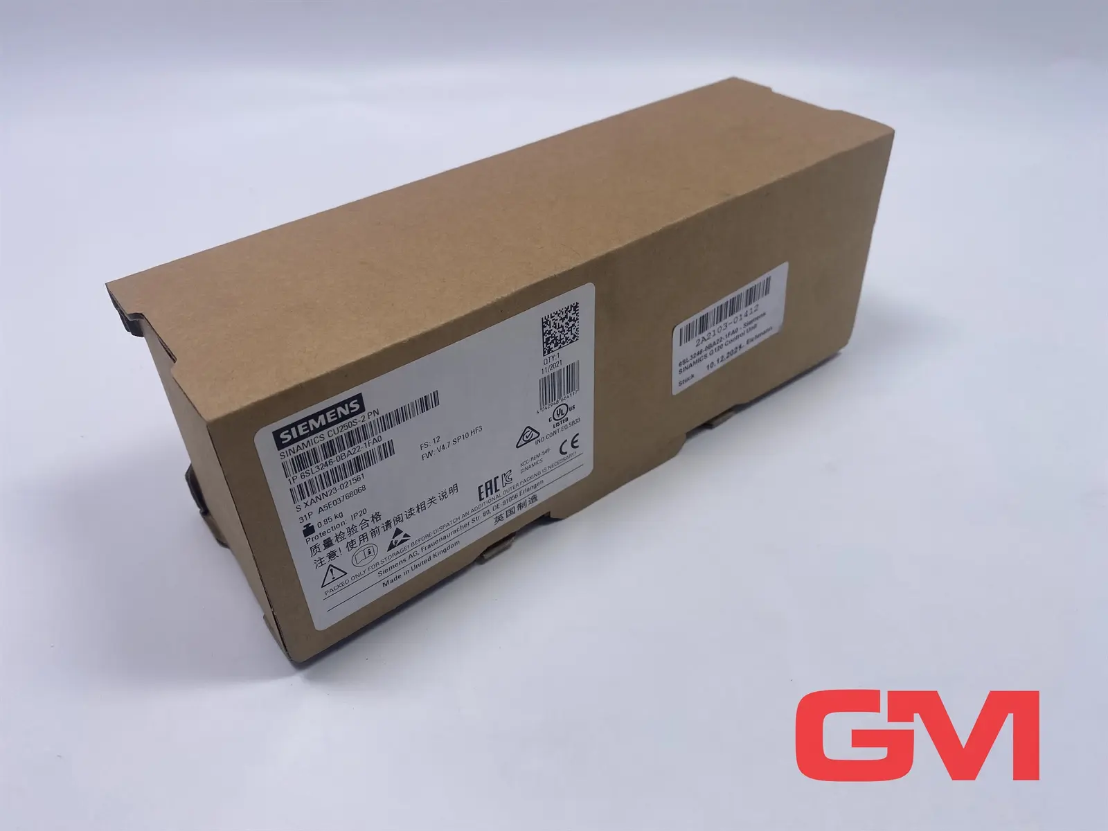 Produktfoto 1 von Siemens CPU 6SL3246-0BA22-1FA0 control unit CU250S-2 PN Sinamics G120