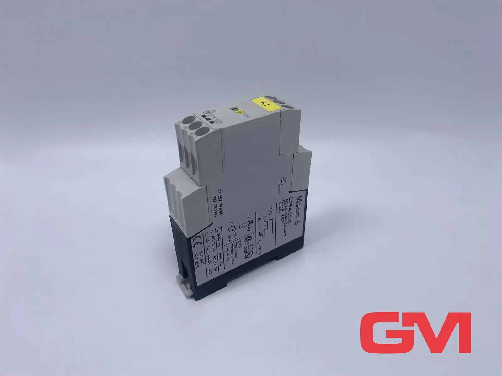 Produktfoto 1 von Moeller Zeitrelais ETR4-51-A 24 time relay   240 V AC/DC  3-60s 50 ms 031884