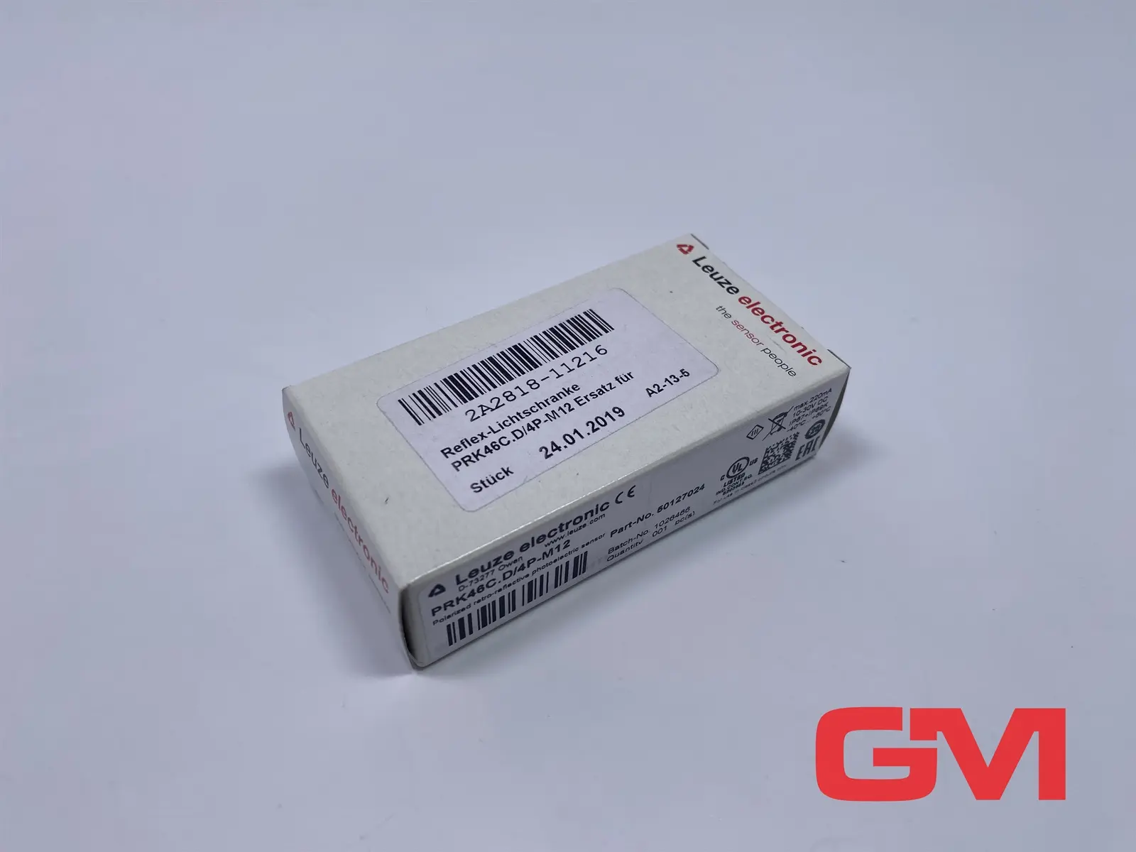 Produktfoto 1 von Leuze Reflex-Lichtschranke 50127024 photoelectric sensor PRK46C.D/4P-M12