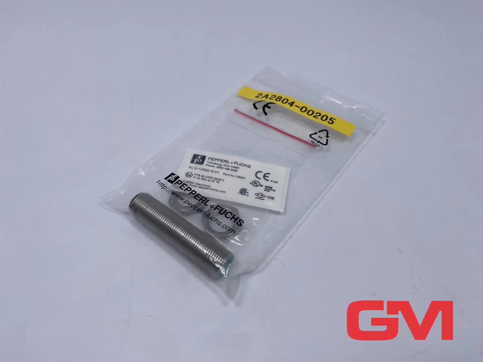 Produktfoto 1 von Pepper+Fuchs Induktiver Sensor 106397 inductive sensor Initiator NJ2-12GM-N-V1