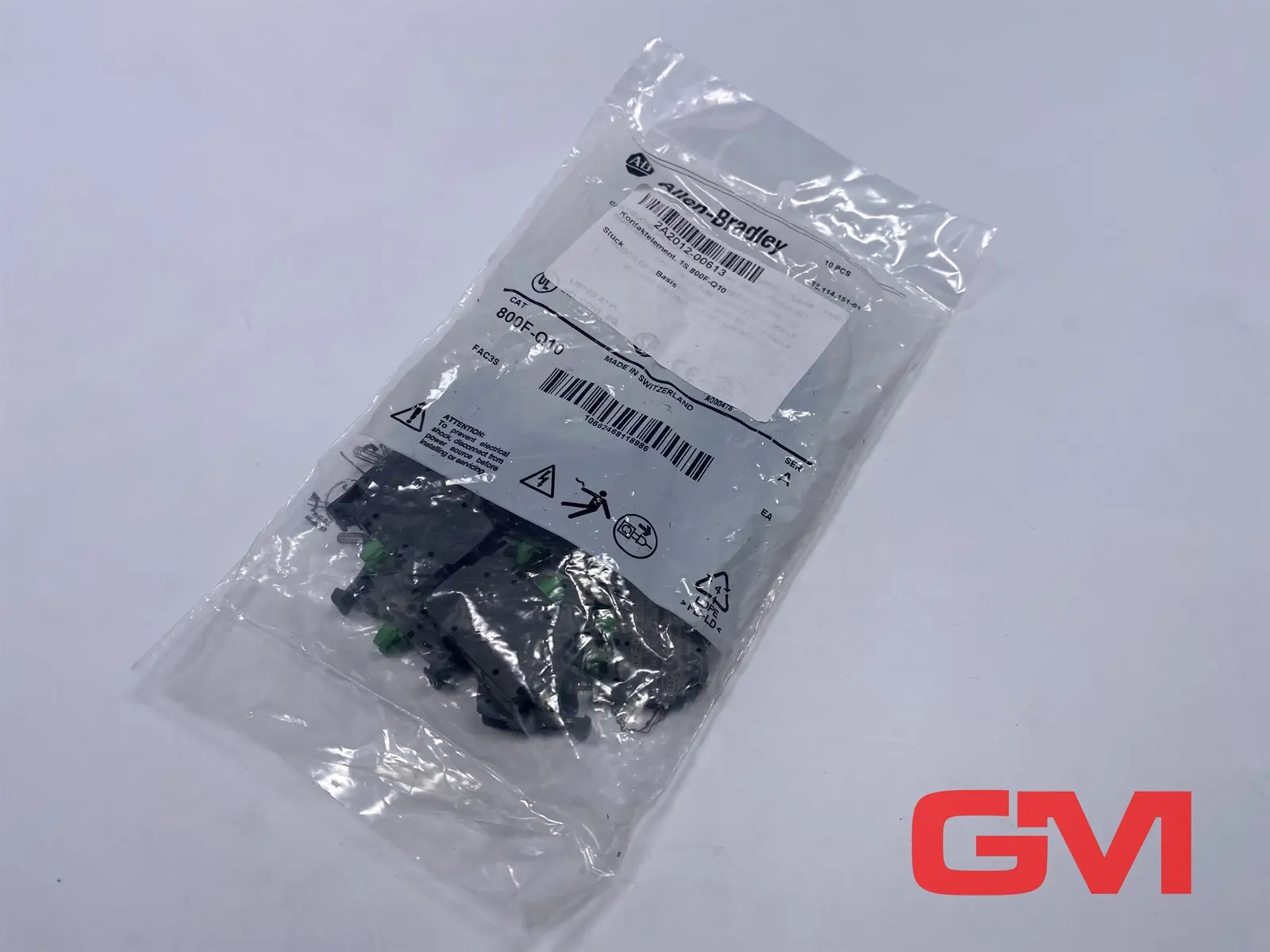 Produktfoto 1 von VPE 10x Allen-Bradley Kontaktelement 800F-Q10 Contact Block 22mm Serie A