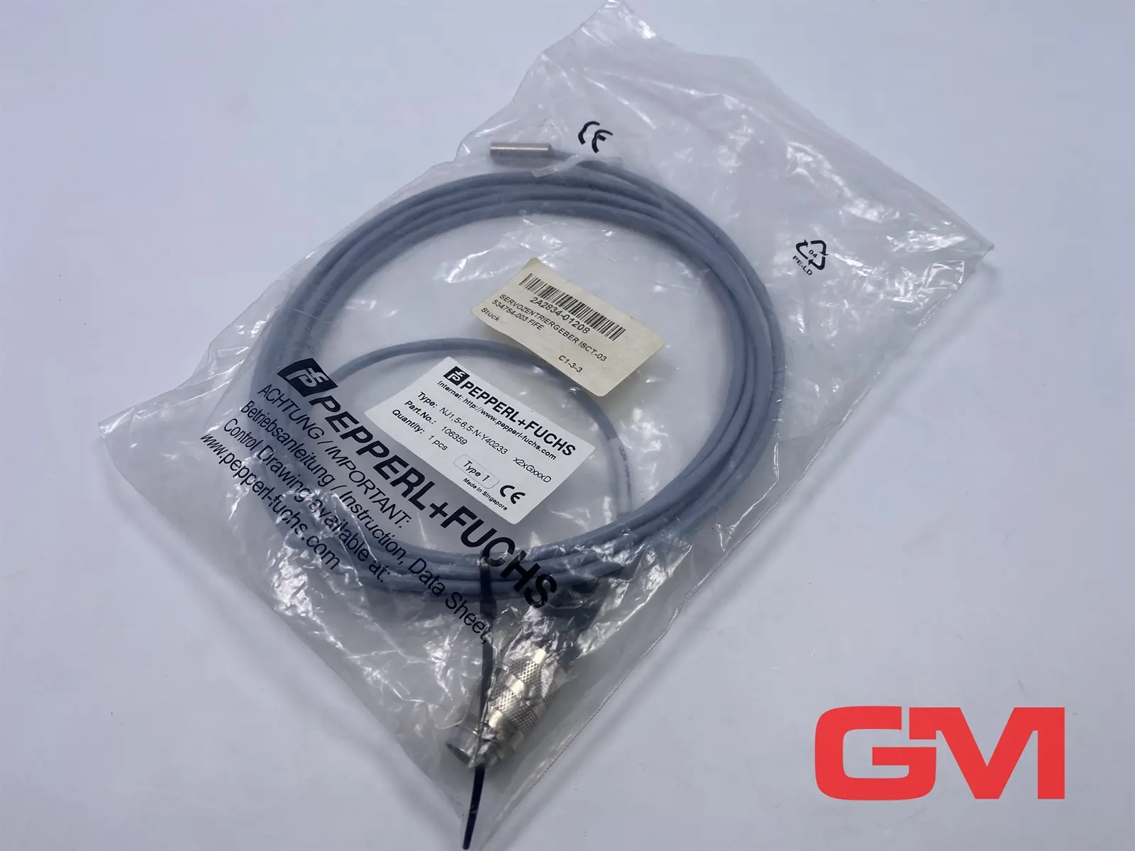 Produktfoto 1 von Pepperl + Fuchs Induktiver Sensor NJ1,5-6,5-N-Y40233 inductive sensor 106359