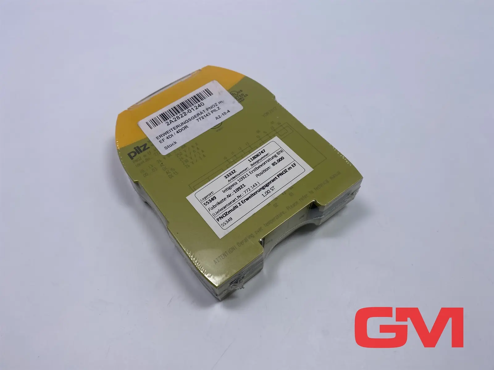 Produktfoto 1 von Pilz Eingangs-/Ausgangsmodul 772143 input-/output module  PNOZ m EF4DI4DOR