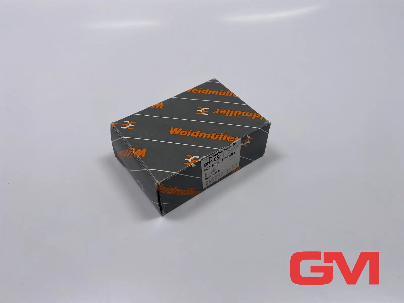 Produktfoto 1 von VPE 500x Weidmüller Klemmmarkierer 0468591686 clamp marker Dekafix rot 6 WRT