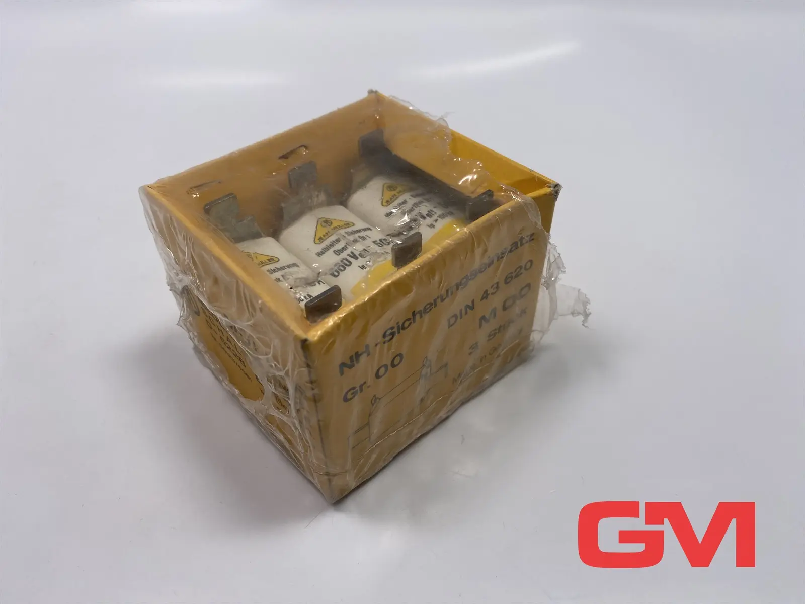 Produktfoto 1 von VPE 3x Jean Müller NH-Sicherungen M00üF1 fuse NH1 660 V 50 A Gr.00 Messerkontakt