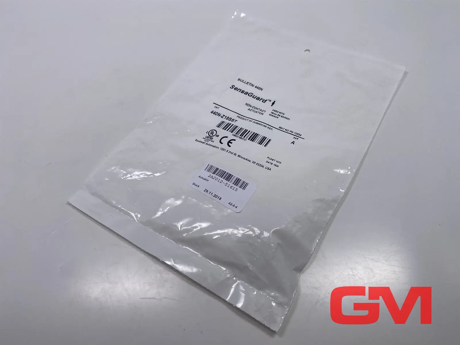 Produktfoto 1 von Rockwell Automation Aktuator 440N-Z18SST actuator Bulletin440N Sensa Guard 18 mm
